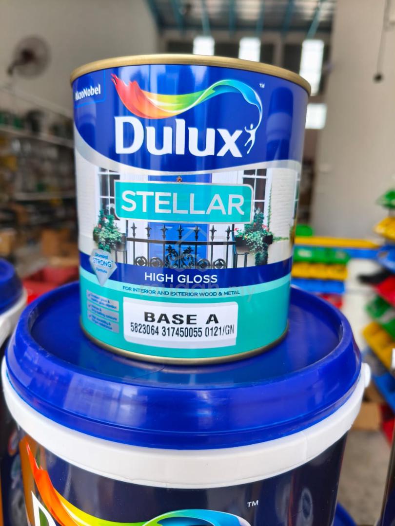DULUX STELLAR HIGH GLOSS 1L BASE A